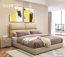 Load image into Gallery viewer, RAMA DYMASTY fashion fabric soft bed modern design bed bett, cama fashion king/queen size bedroom furniture