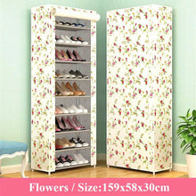 Load image into Gallery viewer, 10 Layers Shoe Rack Storage Nonwoven Fabric Shoes Cabinet Floor Dustproof Home Shoes Organizer Shlef Furniture Shoes Closet