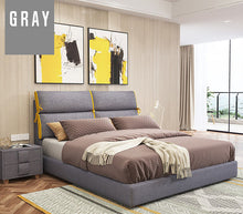 Load image into Gallery viewer, RAMA DYMASTY fashion fabric soft bed modern design bed bett, cama fashion king/queen size bedroom furniture
