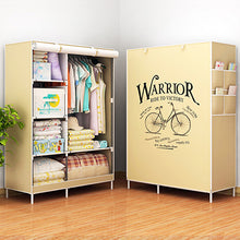Load image into Gallery viewer, Actionclub Clothes Cabinet Non-woven Closet Fabric Wardrobe Folding Cloth Wardrobe Large Storage Rack Bedroom Furniture
