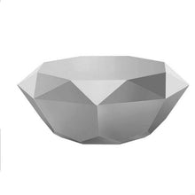 Load image into Gallery viewer, U-BEST Luxury furniture stainless steel diamond shape center coffee table ,Polygonal Metal Mirror Smooth Diamond Coffee Table
