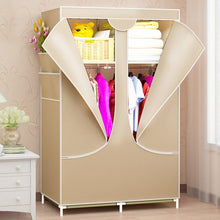 Load image into Gallery viewer, Fashion Simple Non-woven Cloth Wardrobe Closet Folding Clothing Storage Cabinet Wardrobe Made Of Cloth Wardrobe Closet Furniture
